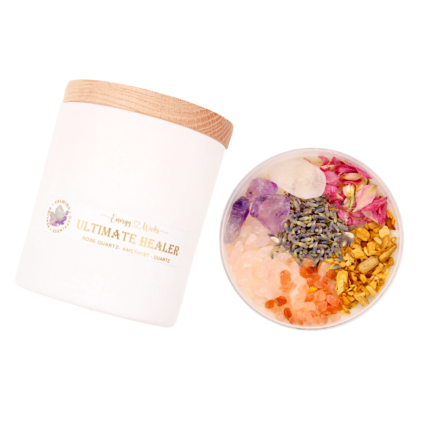 Ultimate Healer Crystal Candle