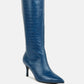 Uptown Pointed Mid Heel Calf Boots