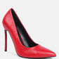 Urchin Croc High Stiletto Heel Pumps
