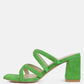 Valentina Strappy Casual Block Heel Sandals