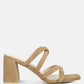 Valentina Strappy Casual Block Heel Sandals