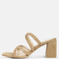 Valentina Strappy Casual Block Heel Sandals