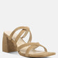 Valentina Strappy Casual Block Heel Sandals
