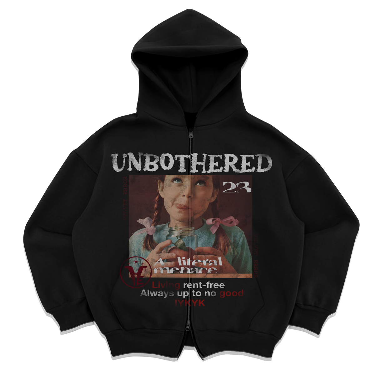 Unbothered Zip Up