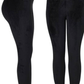 Victoria Velvet Soft Stretch Wide Waist Trim Leggings