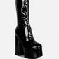 Vinkele Block Heeled Ankle Boot
