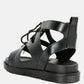 Voopret Tie-Up Flat Sandals
