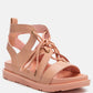 Voopret Tie-Up Flat Sandals