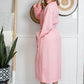 Waffle Piping Bathrobe – Lightweight Spa-Style Comfort