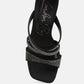 Wapit Rhinestone Embellished Straps Sandals