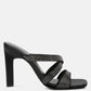 Wapit Rhinestone Embellished Straps Sandals