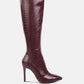 Wheedle Croc High Heeled Calf Boots