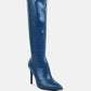 Wheedle Croc High Heeled Calf Boots