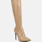 Wheedle Croc High Heeled Calf Boots