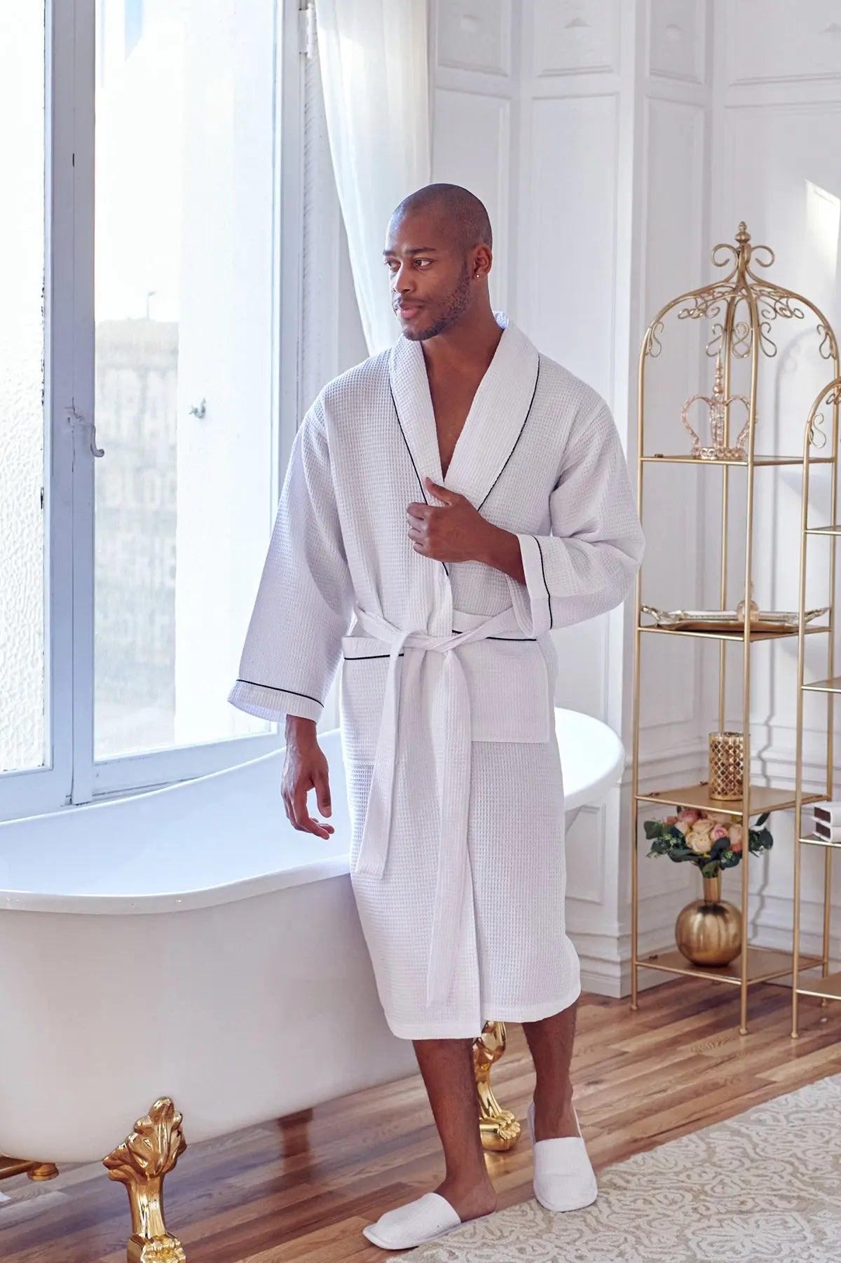 Premium Waffle Piping Robe