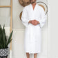 Waffle Kimono Spa Bathrobe -  Absorbent, Lightweight
