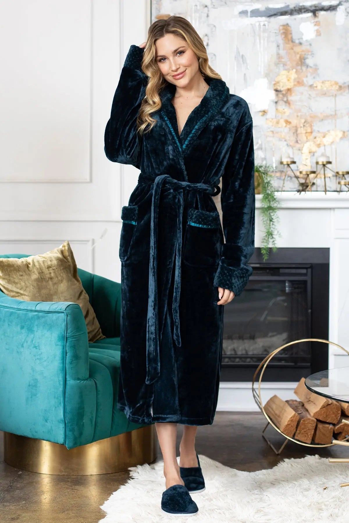 Ultra Soft Plush Bathrobe