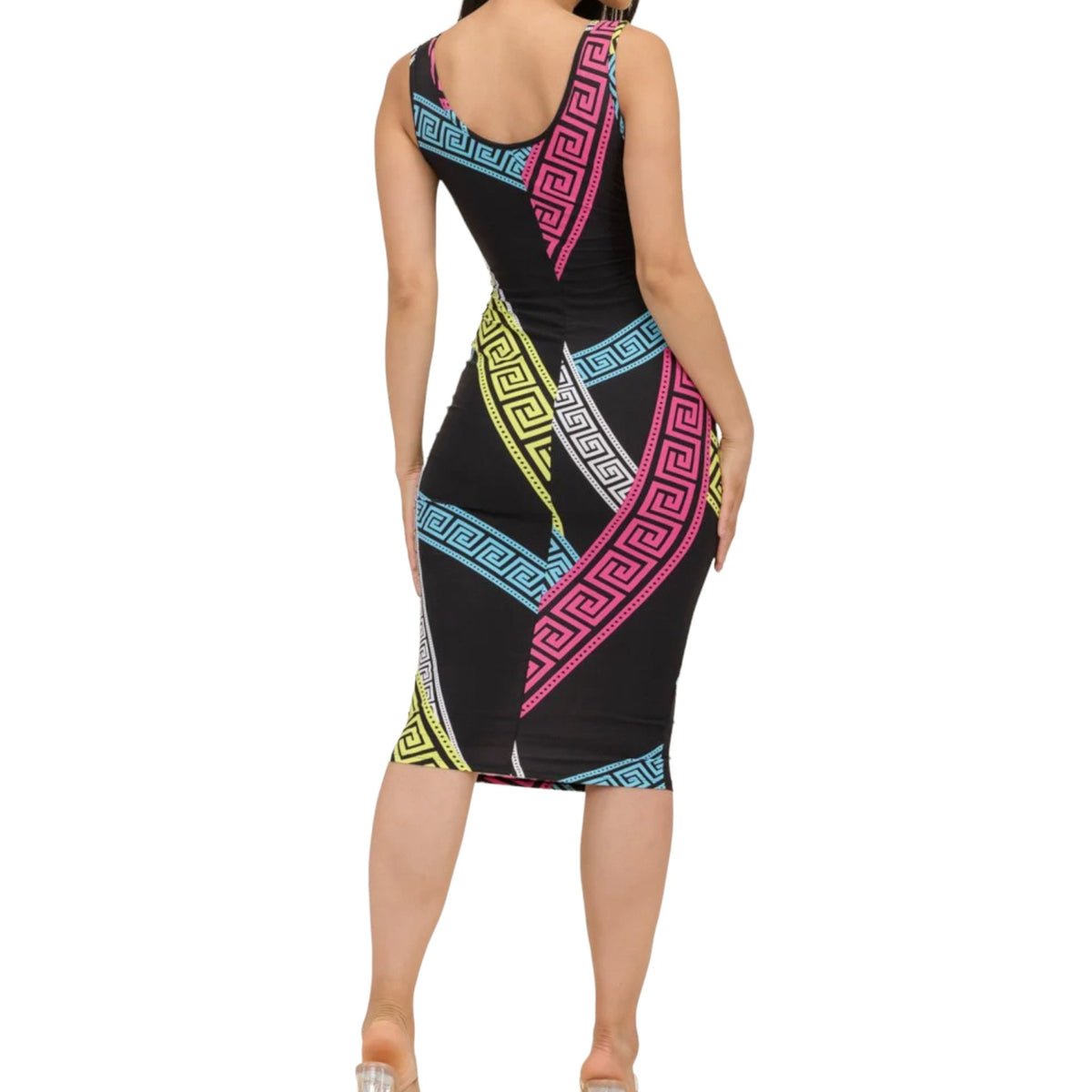 2 Piece Tank Midi Dress and Cardigan Set