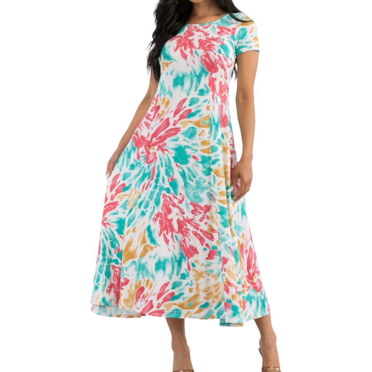 Blushed Midi Dress