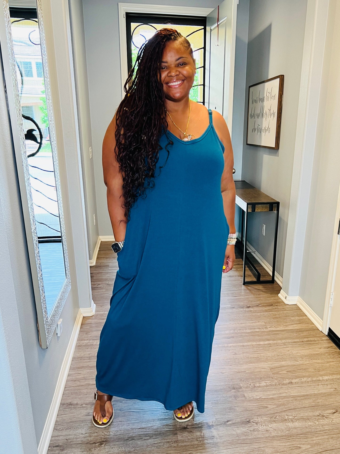 Cami Maxi Dress with Pockets