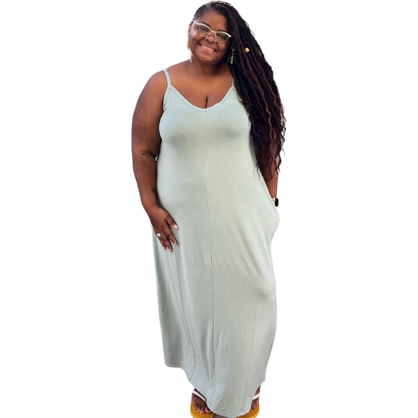 Cami Maxi Dress with Pockets