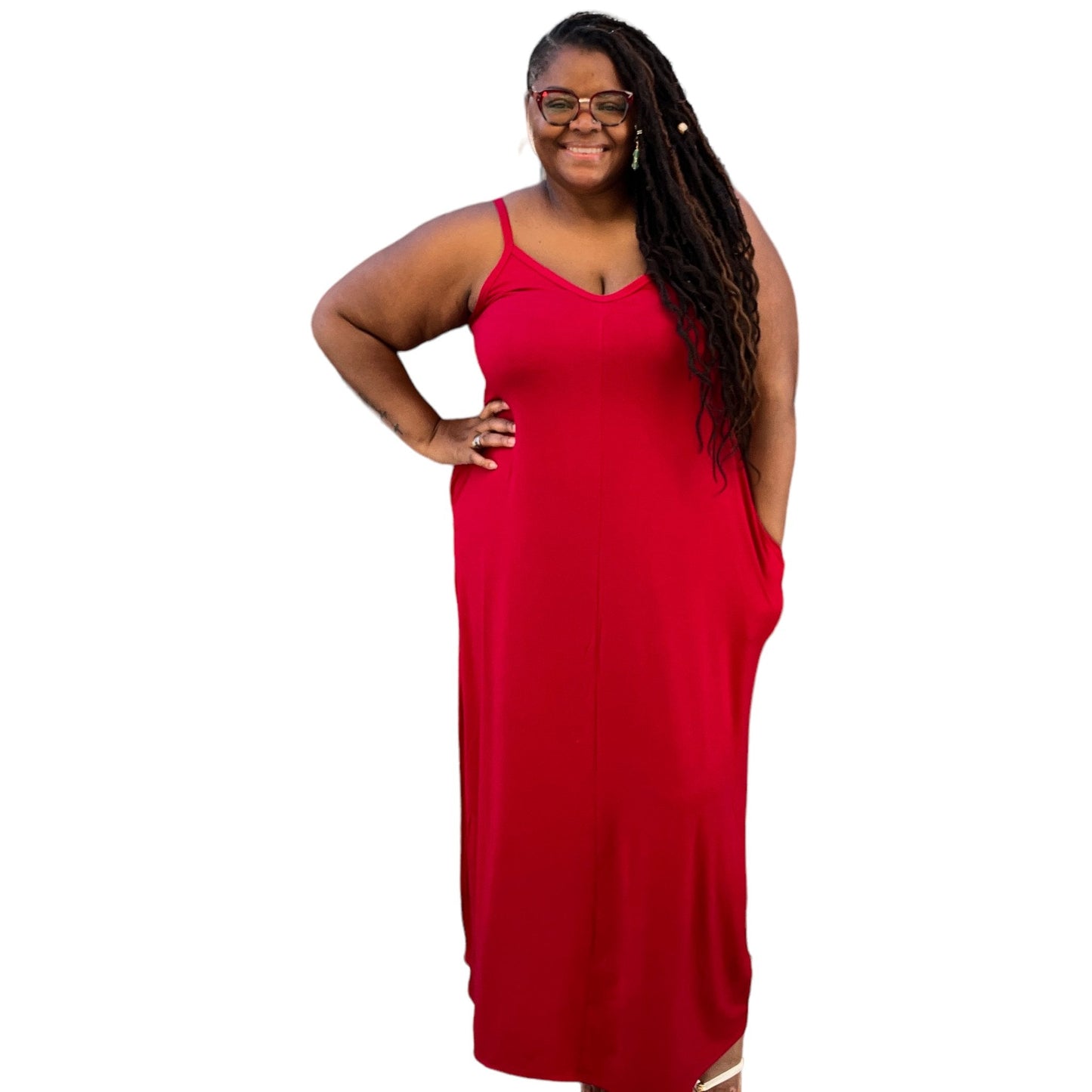 Cami Maxi Dress with Pockets
