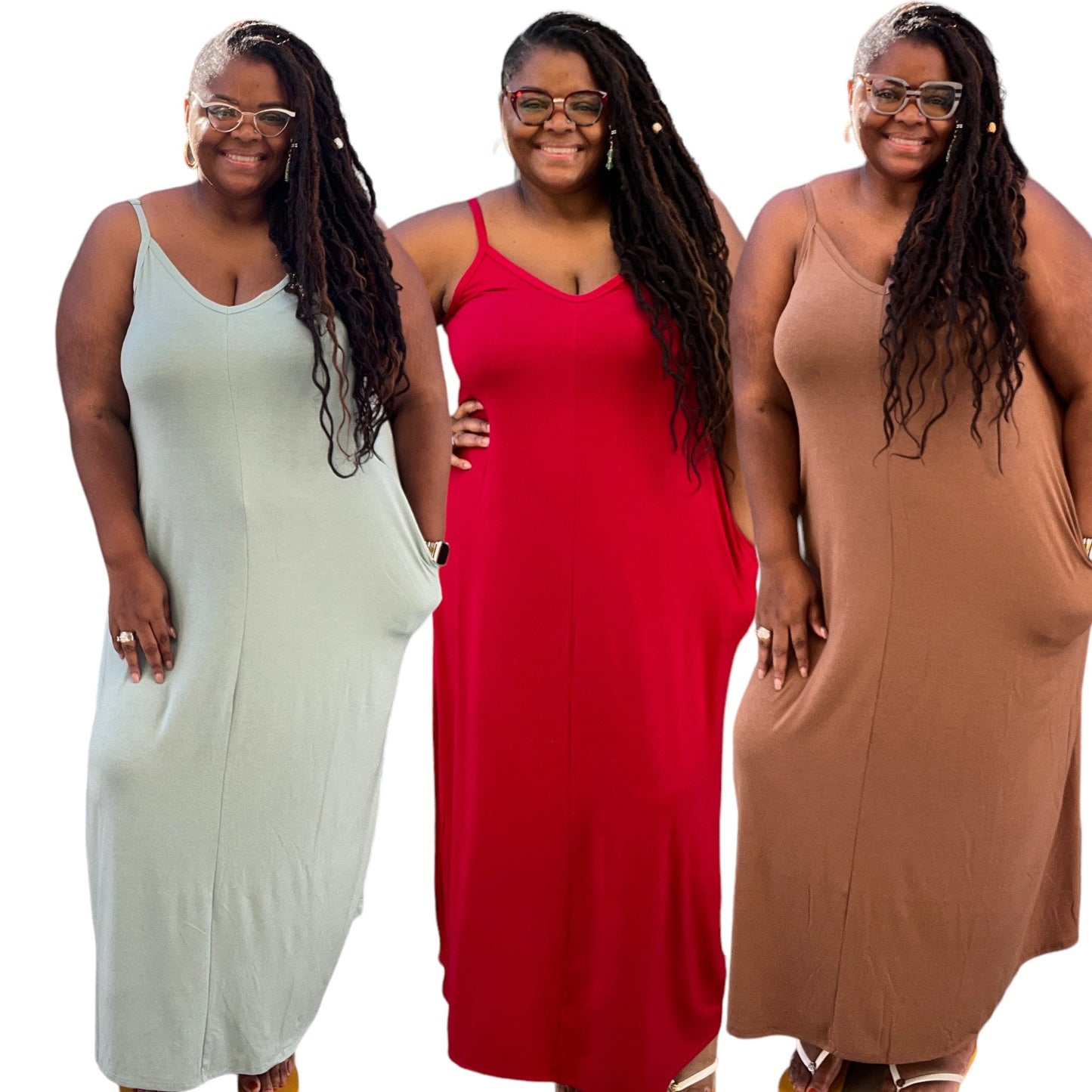 Cami Maxi Dress with Pockets
