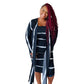 Striped Halter Cardigan Set