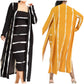 Striped Halter Cardigan Set