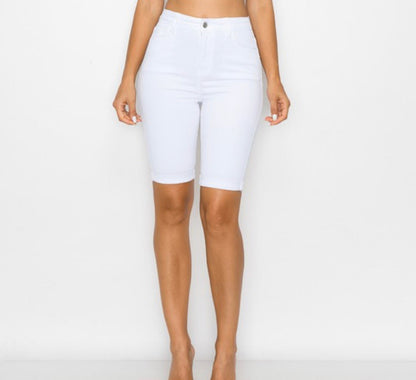 White Bermuda Shorts
