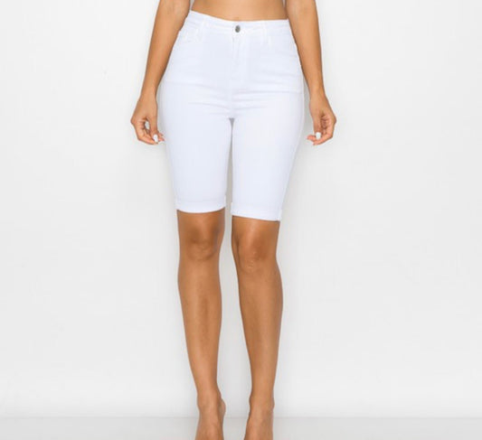 White Bermuda Shorts
