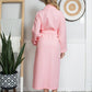 Waffle Piping Bathrobe – Lightweight Spa-Style Comfort