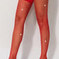 Thigh High Rhinestone Fishnet Stockings