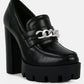 Y2K Chunky High Block Heeled Loafers