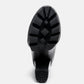 Yeti High Heel Lace Up Biker Boots