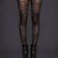 Zebra Pattern Sheer Tights