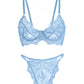 Blue Exquisite Lace Lingerie Set