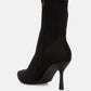 Zudio Solid Mid Heel Sock Boots