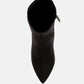 Zudio Solid Mid Heel Sock Boots