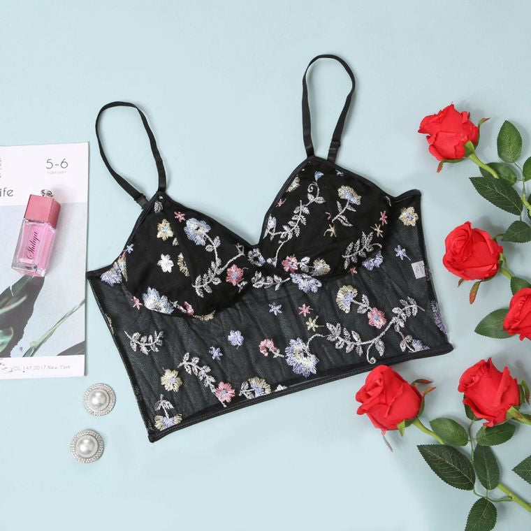 “Rebecca” Mesh Bralette Top