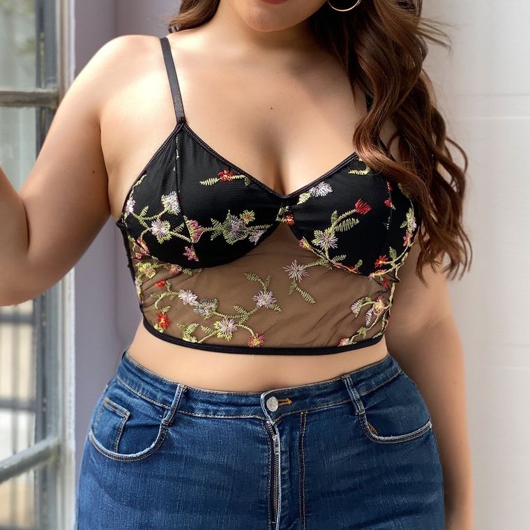 “Rebecca” Mesh Bralette Top